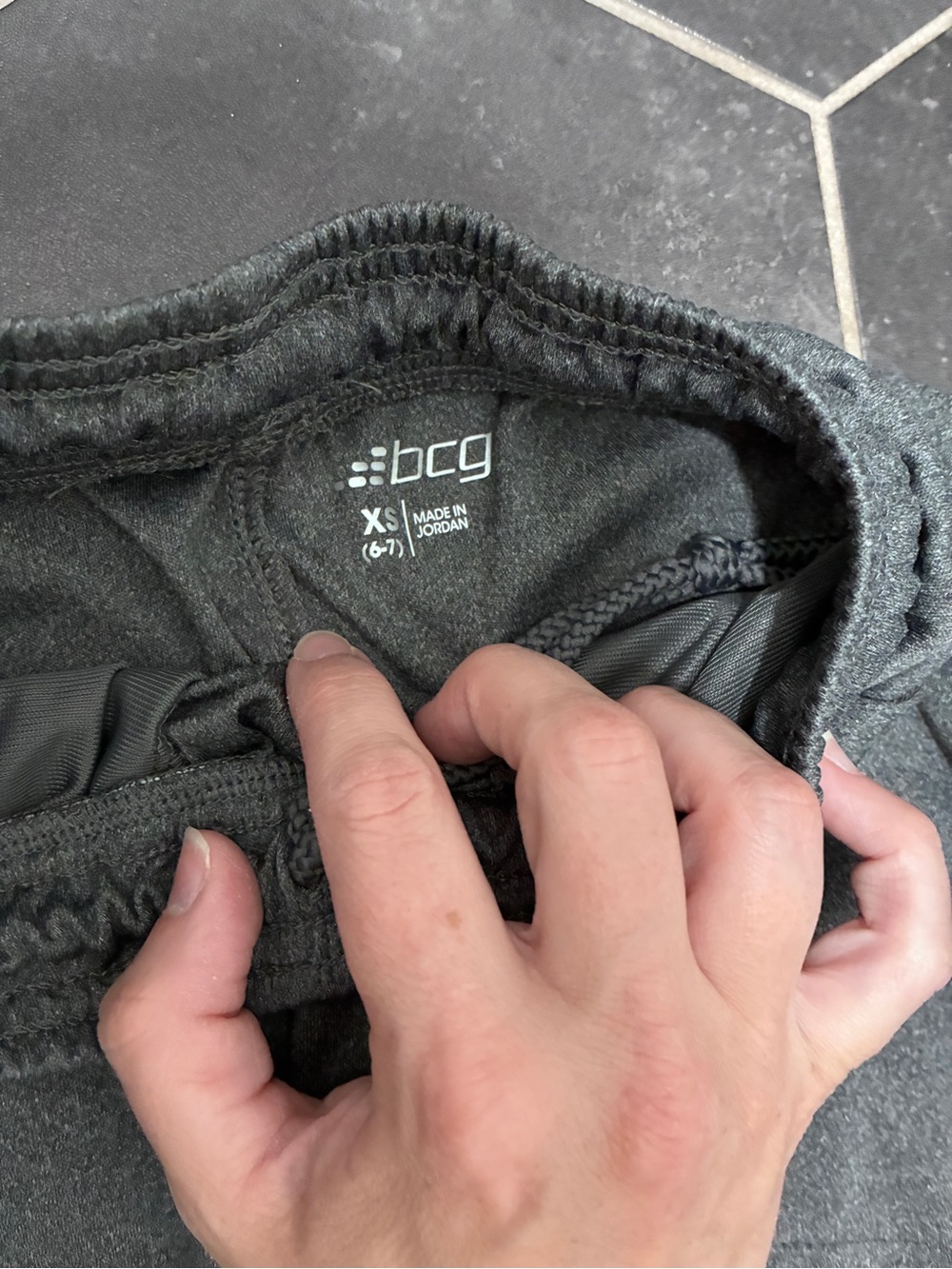 bcg Dark Gray Kids Athletic Joggers - Picture 3 of 3